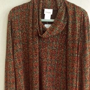 Sleevless top with matching coat